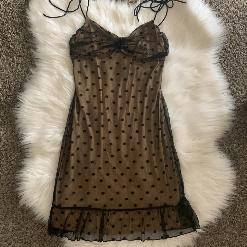 Black Nude Bodycon Dress